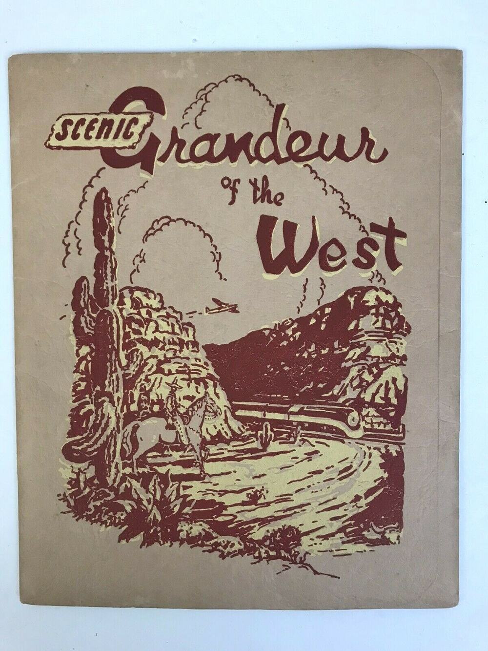 Scenic Grandeur of the West: Southern Pacific Lines Scenes Trains Photos 40's